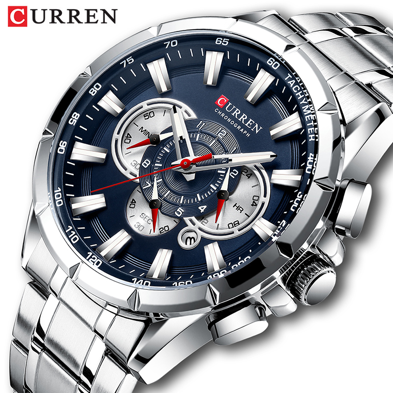 Men Accessories For Wrist - CURREN Orologio da polso da uomo