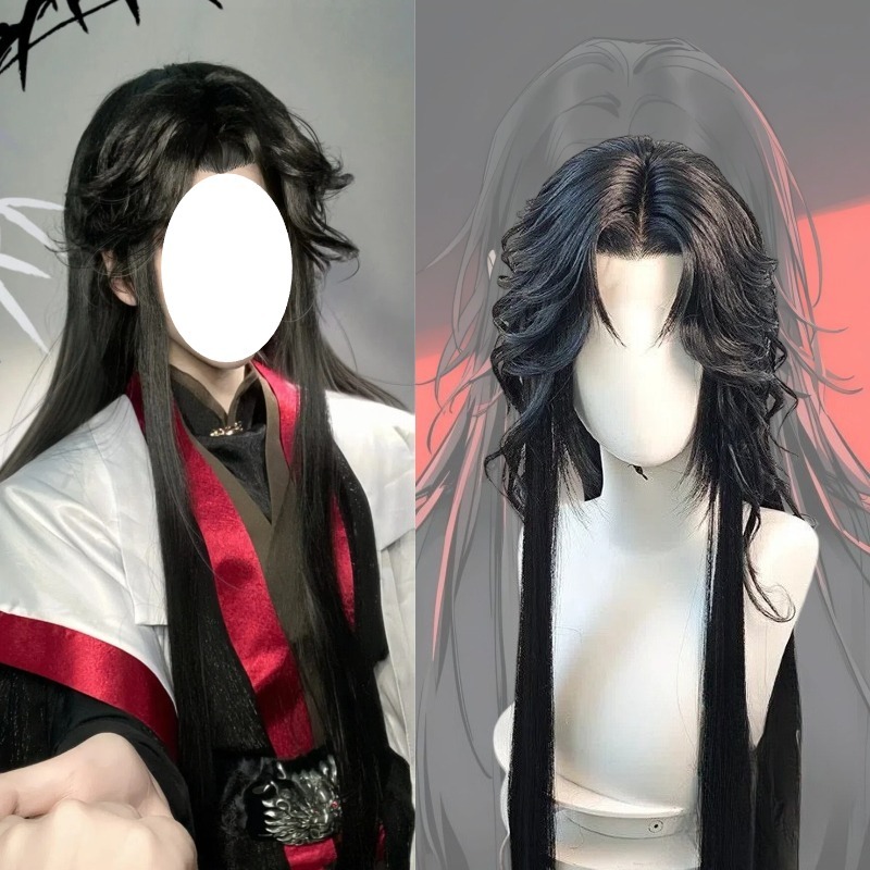 Men'S Accessories With Suits - Parrucca personalizzata Luo Binghe da anime
