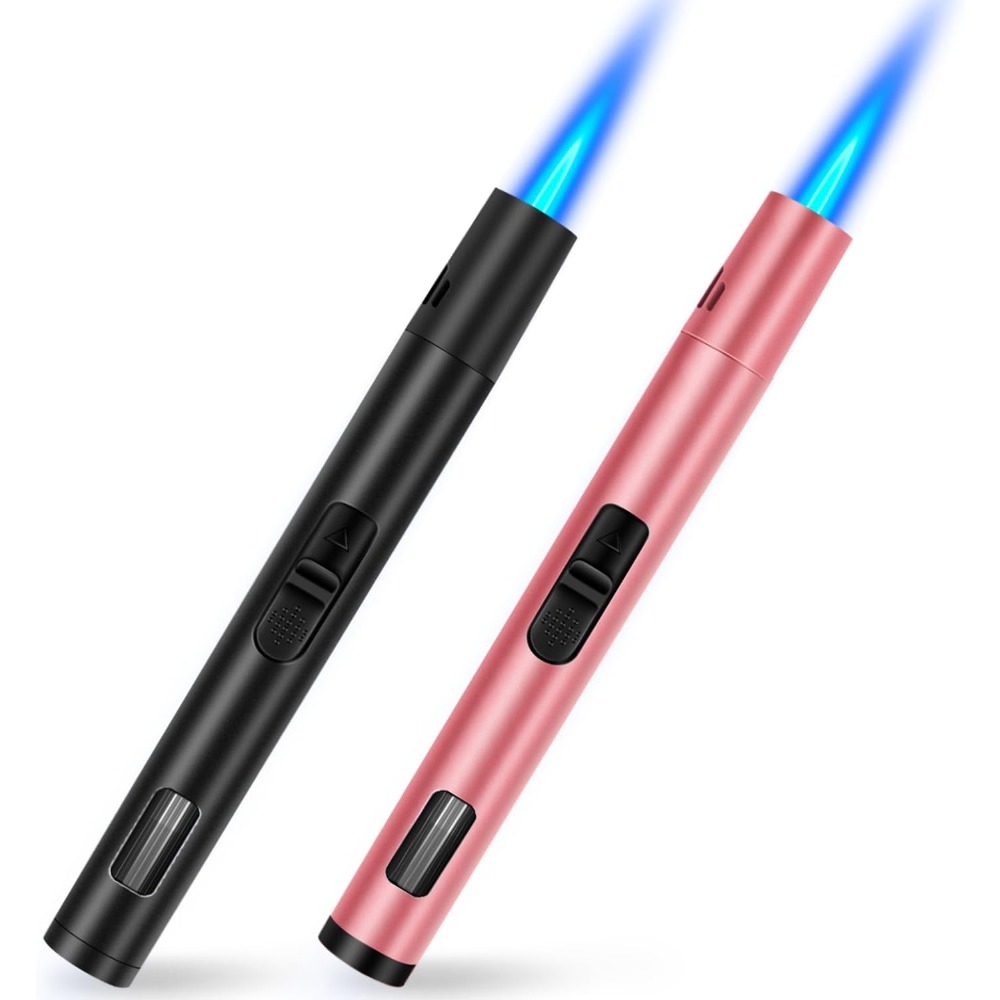 Lighter Windproof - Confezione da 2 Accendini a Torcia