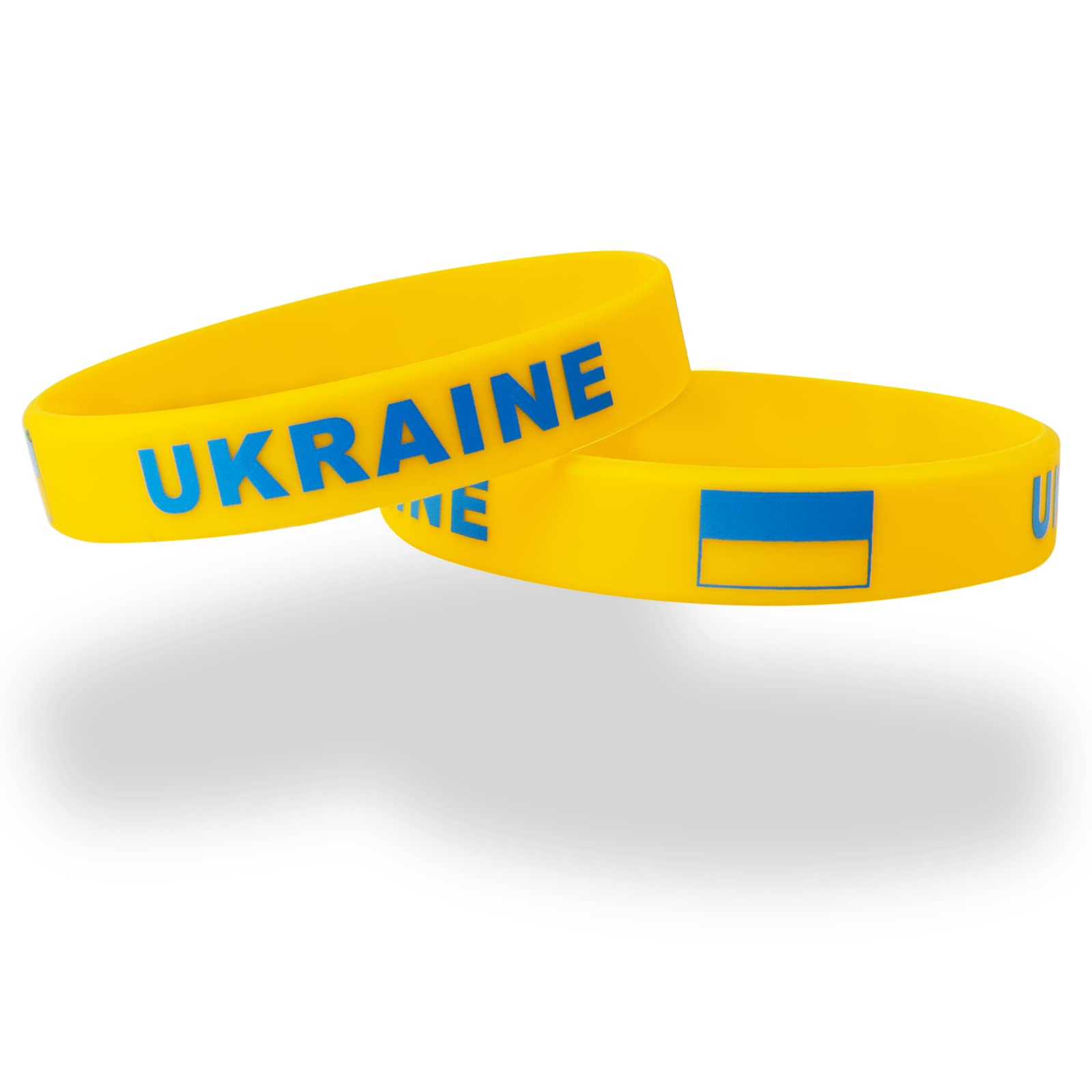 Men'S Accessories Uk - 2 pezzi braccialetto bandiera Ucraina cinturino