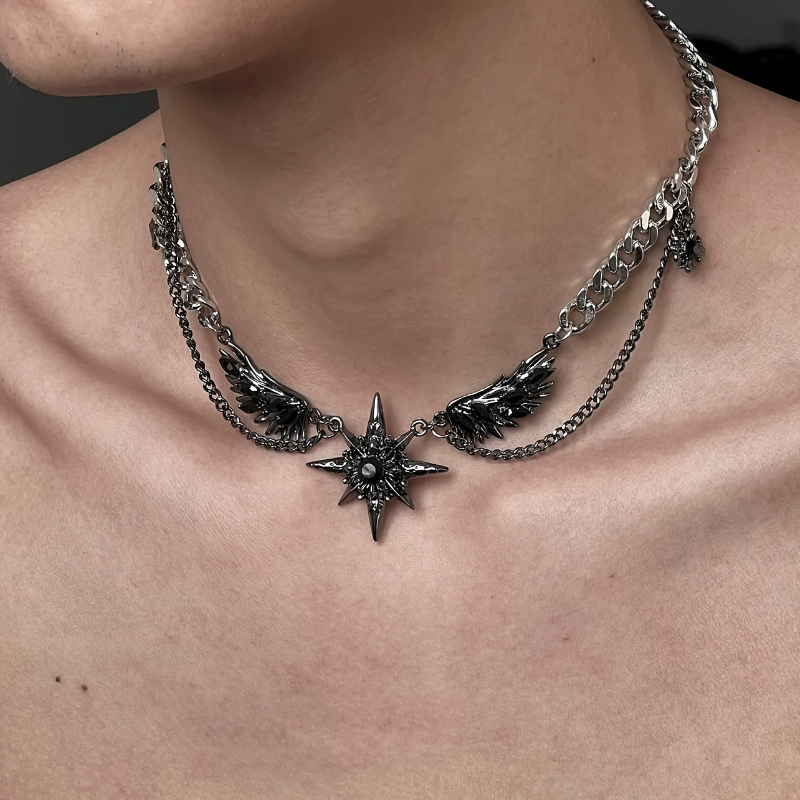 Men Accessories Singapore - Nuova Collana Gotica Stile Dark con