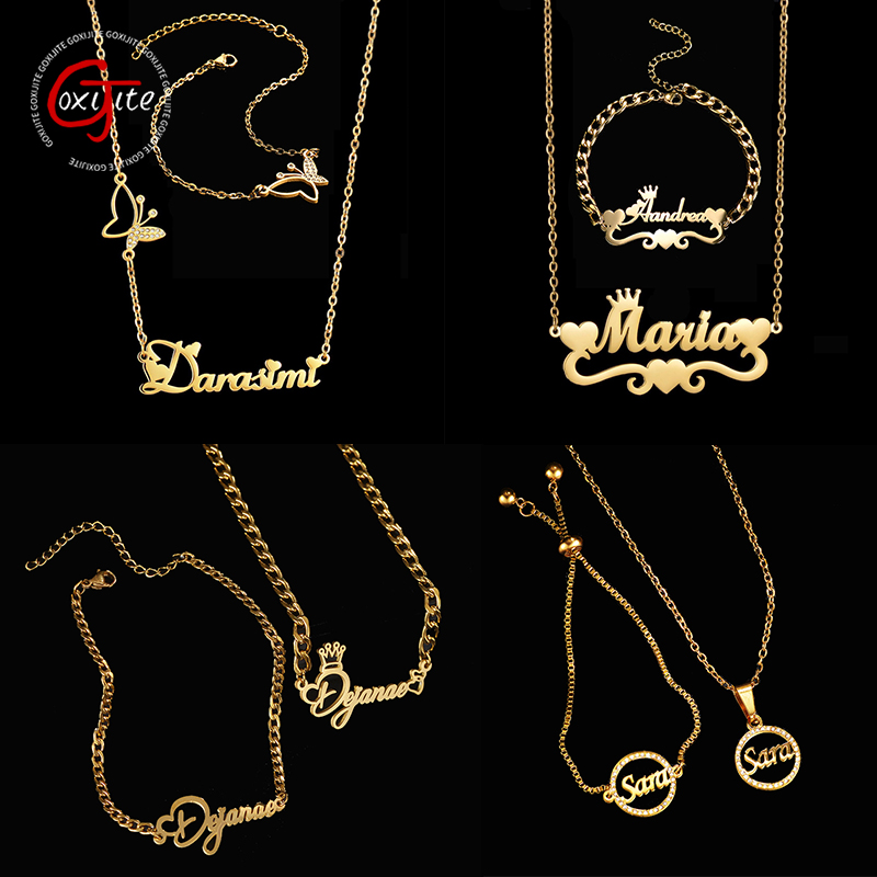 Men Accessories Gift Set - Goxijite Personalizza Collana con nome Un