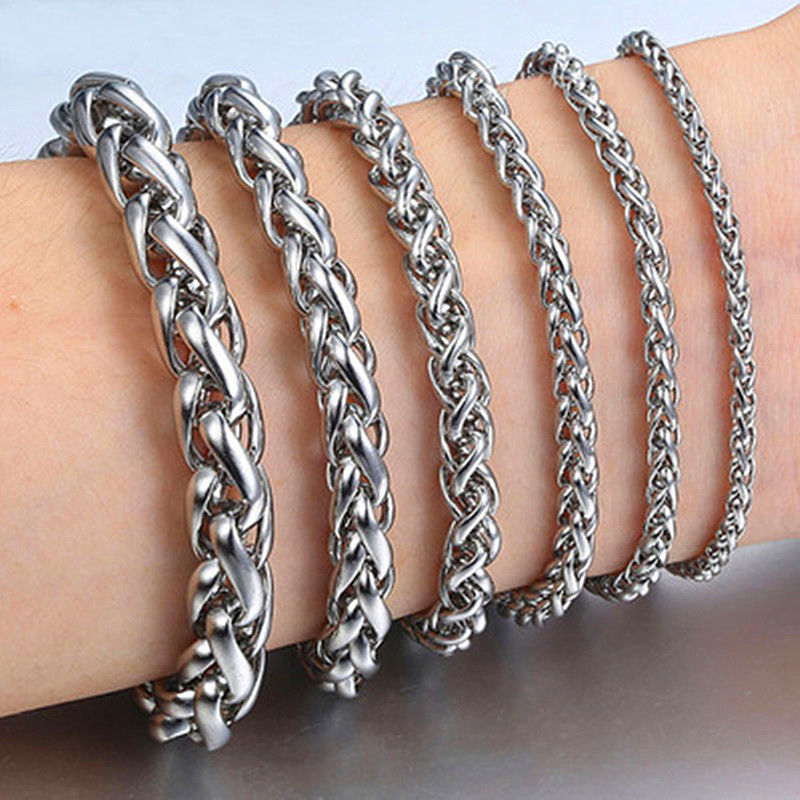 Men Accessories Singapore - Bracciale da uomo HNSP in acciaio