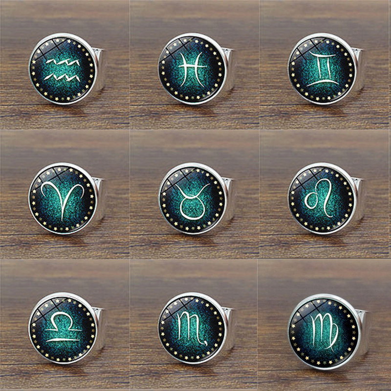 Men'S Accessories Jewelry Sale - Vendita calda 12 costellazione anello luminoso