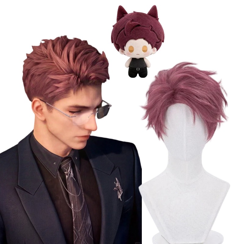 Men'S Accessories With Suits - Parrucca Valko per Cosplay del Gioco
