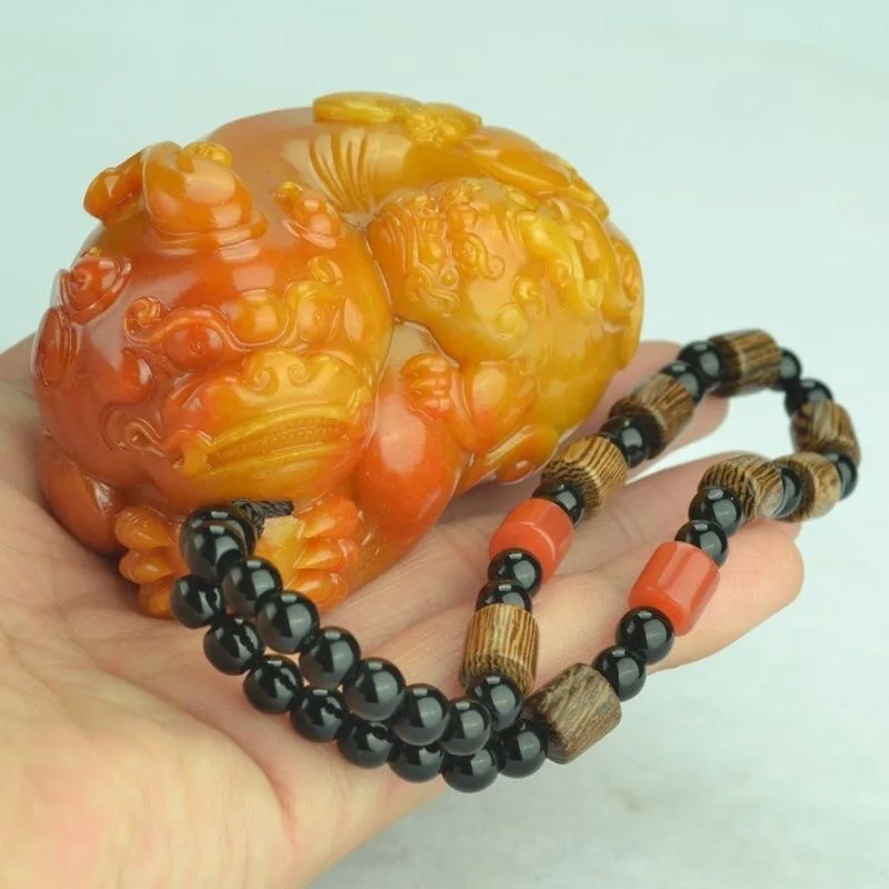 Men'S Accessories Chain - Naturale Huang Longyu Pixiu collana con
