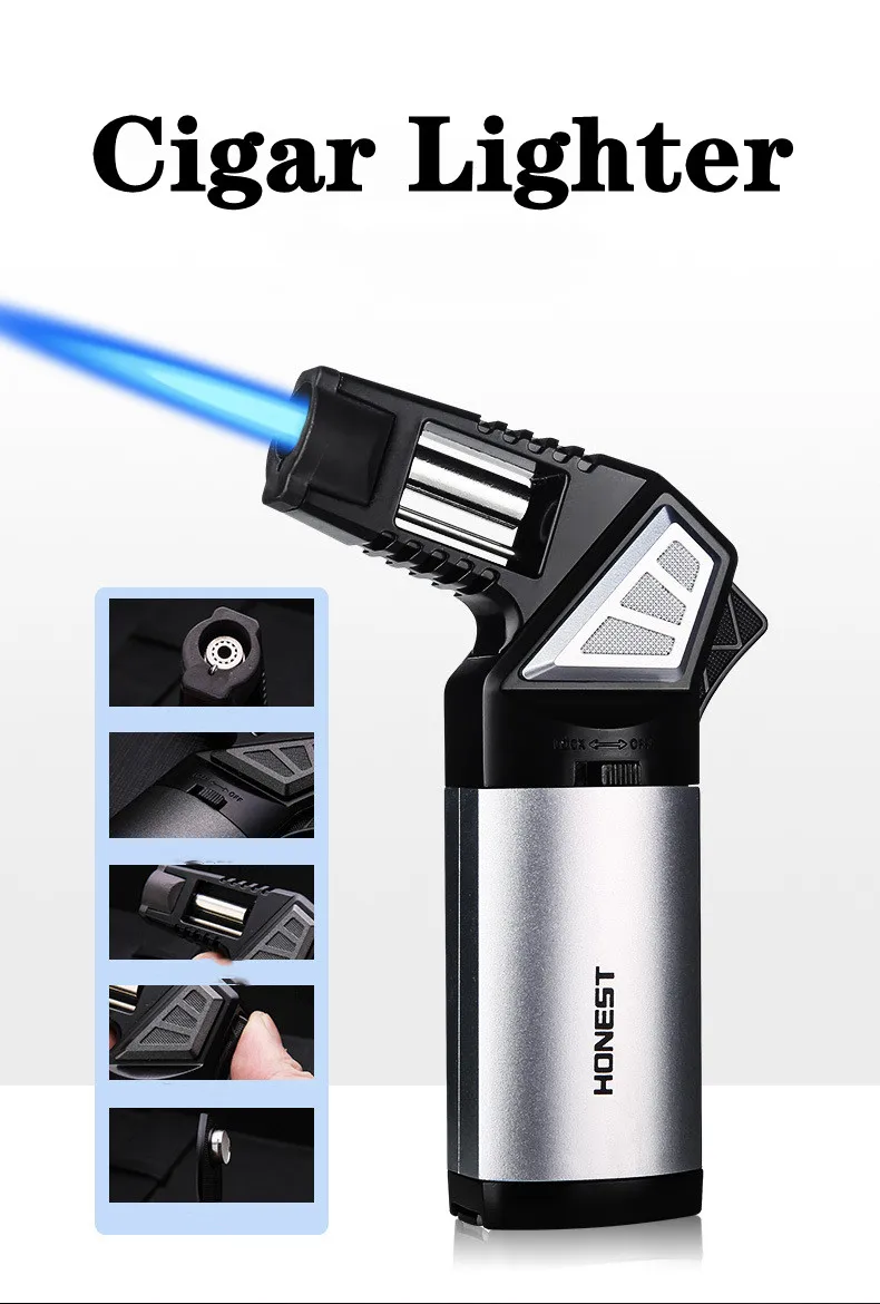 Lighter Windproof - Onesto metallo multi esterno antivento gas