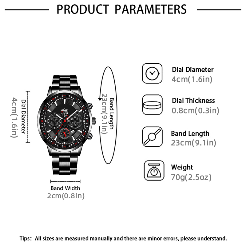 Orologi da uomo alla moda Set  - Men Accessories For Wrist recensione e prezzo