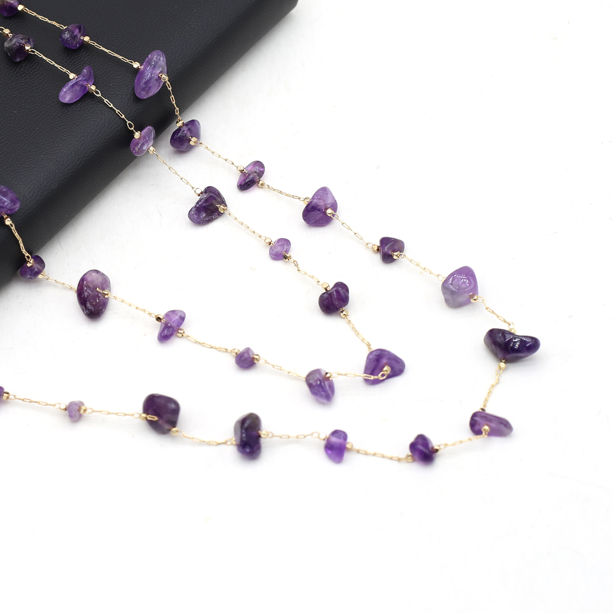 Pietra ametista naturale con p - Men'S Accessories Chain recensione e prezzo