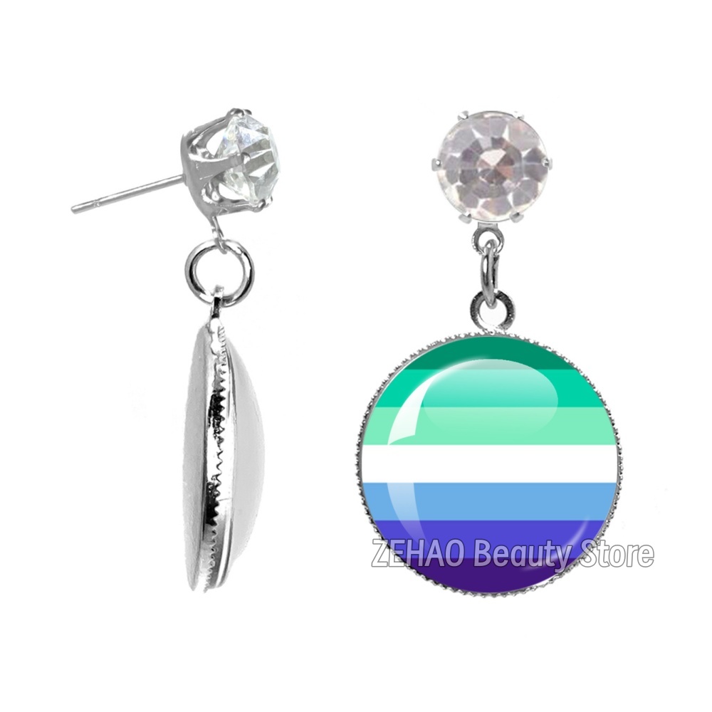 Orecchini a Cuore con Bandiera - Men'S Accessories Jewelry Sale recensione e prezzo