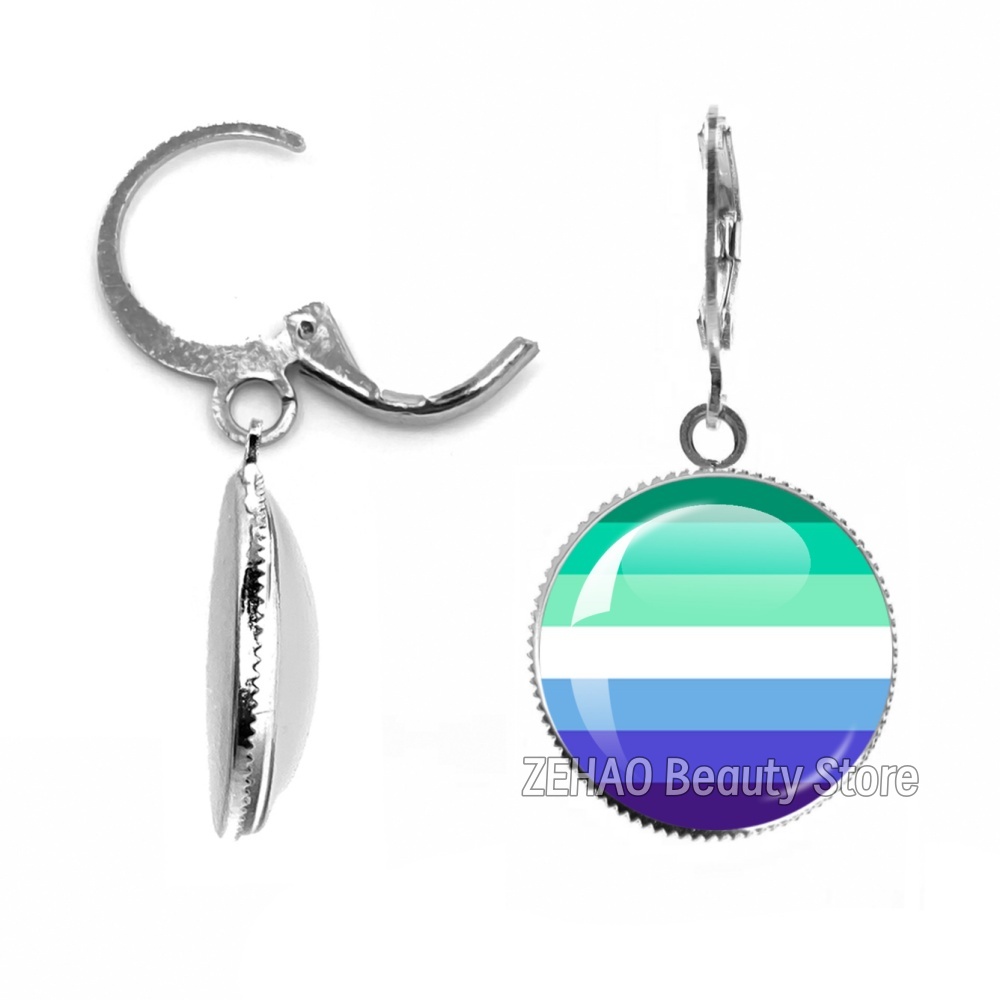 Orecchini a Cuore con Bandiera - Men'S Accessories Jewelry Sale recensione e prezzo