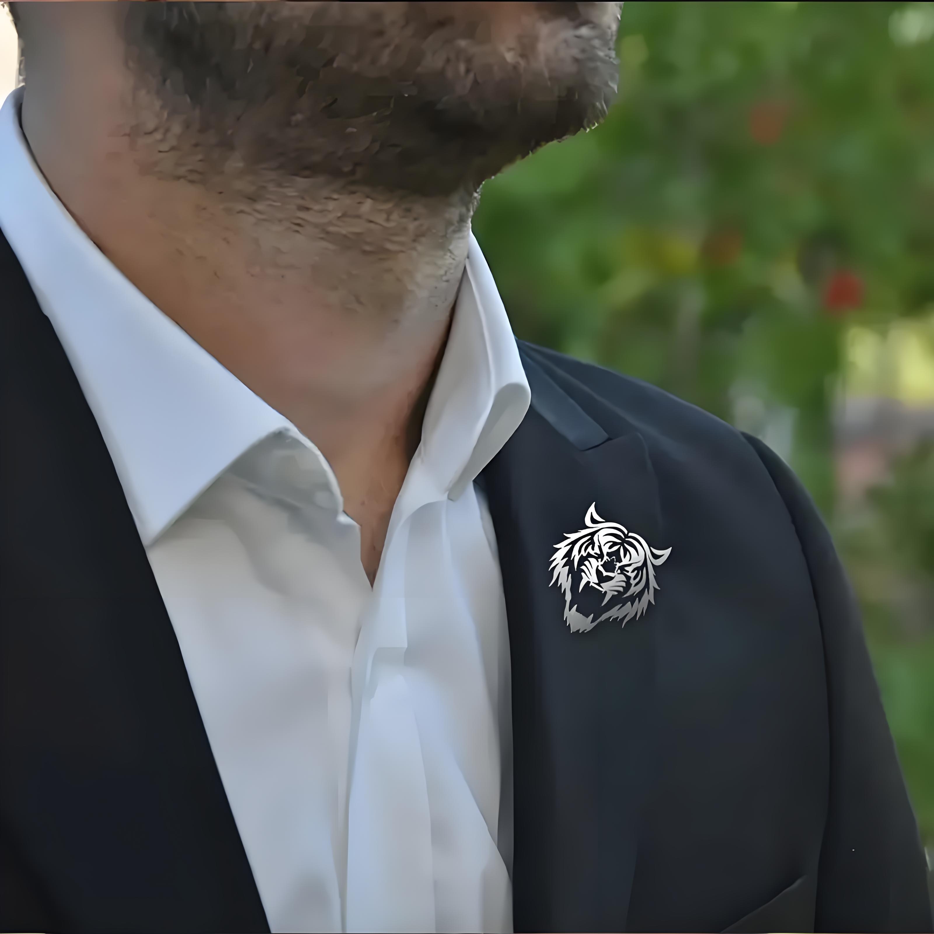 Spilla da uomo con testa di ti - Men Accessories Gift Set recensione e prezzo
