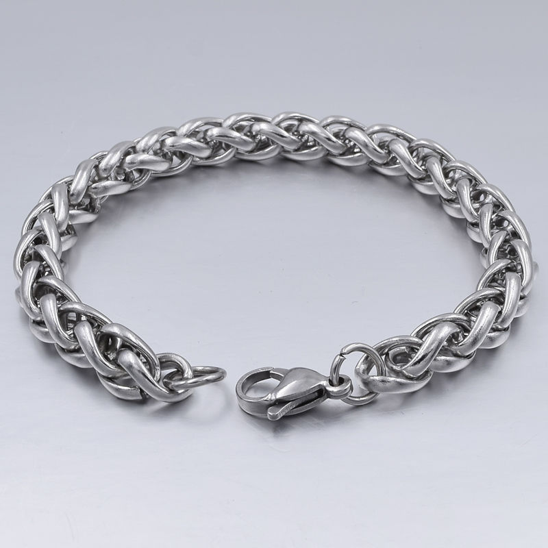 Bracciale da uomo HNSP in acci - Men Accessories Singapore recensione e prezzo