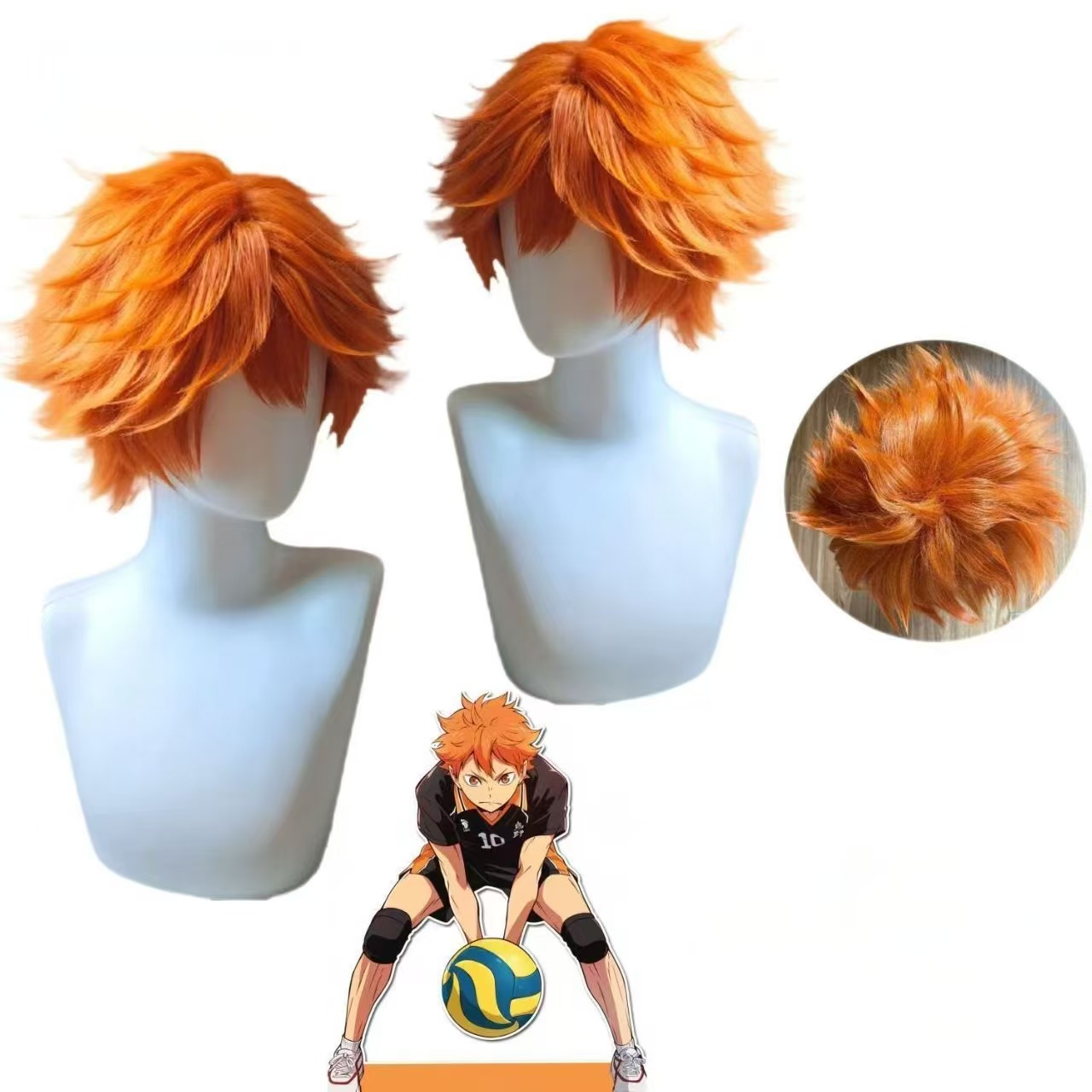 Parrucca Cosplay di Hinata Sho - Men'S Volleyball Accessories recensione e prezzo