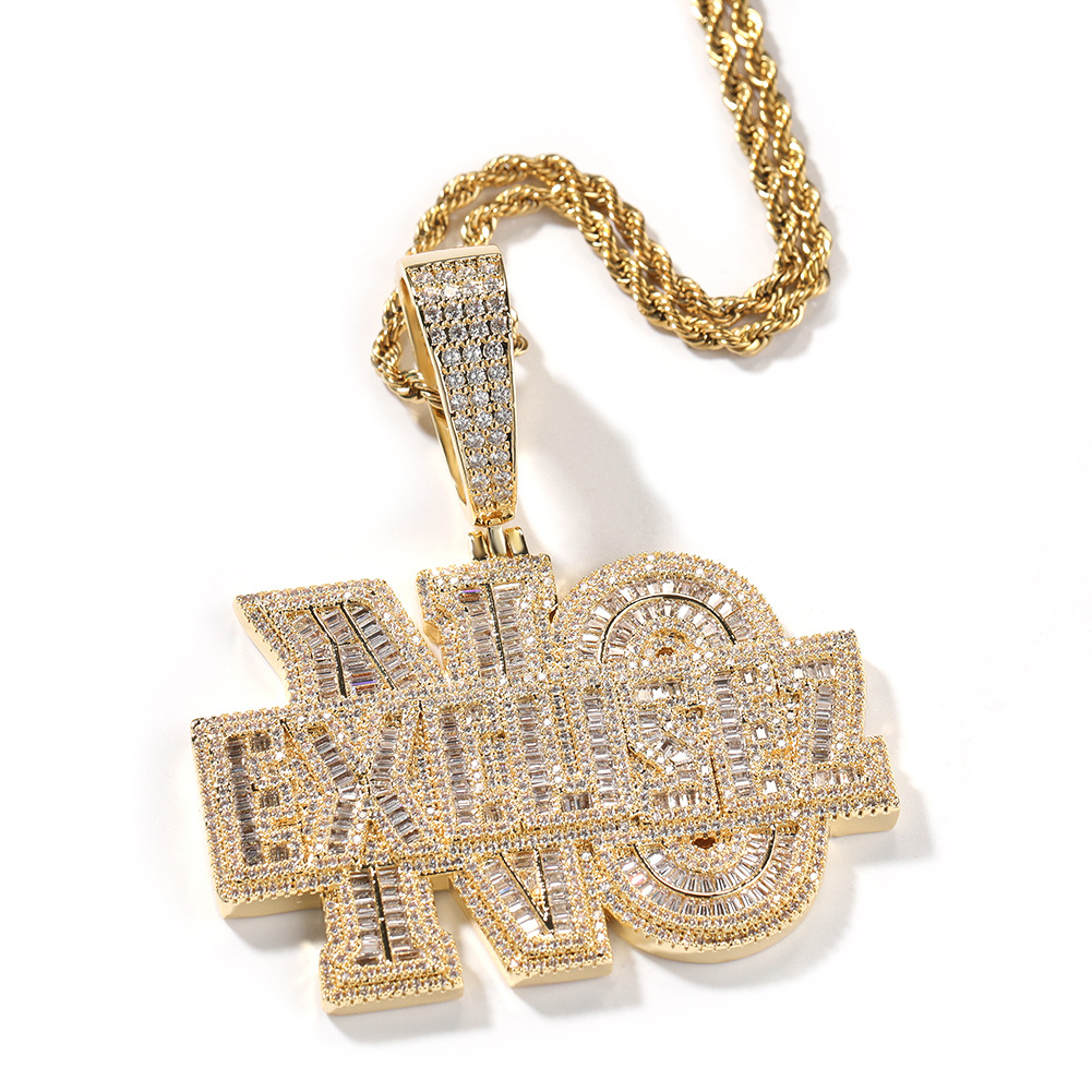 Collana Hip-hop con alfabeto d - Men Accessories Singapore recensione e prezzo