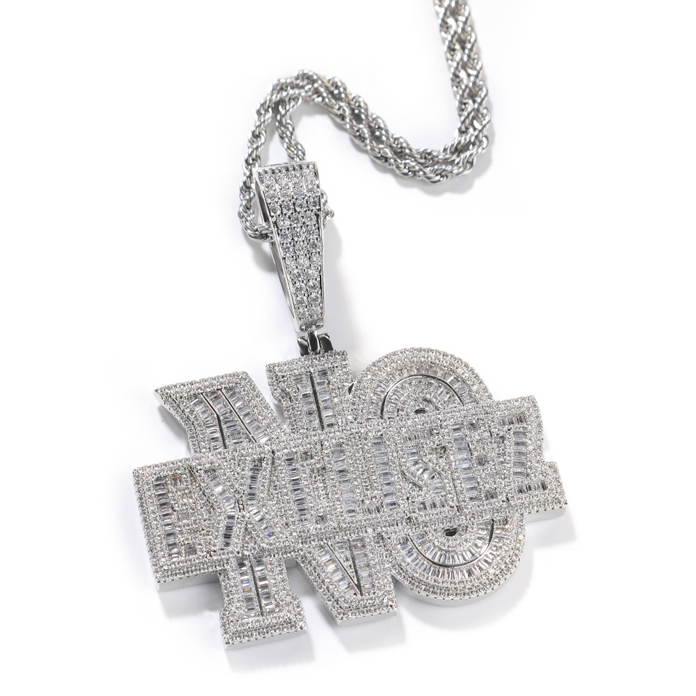 Collana Hip-hop con alfabeto d - Men Accessories Singapore recensione e prezzo