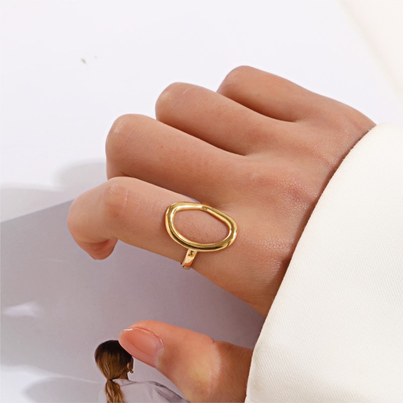 ANENJERY Anello aperto ovale c - Men'S Accessories Jewelry Sale recensione e prezzo