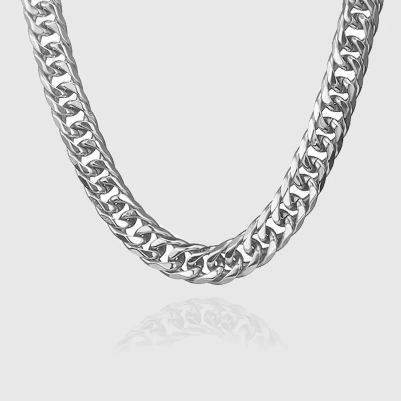 Collana a catena cubana in arg - Men Accessories Singapore recensione e prezzo