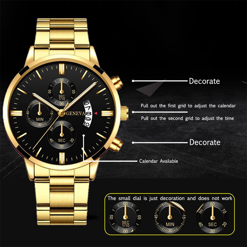 2023 moda uomo oro orologio in - Men Accessories For Wrist recensione e prezzo
