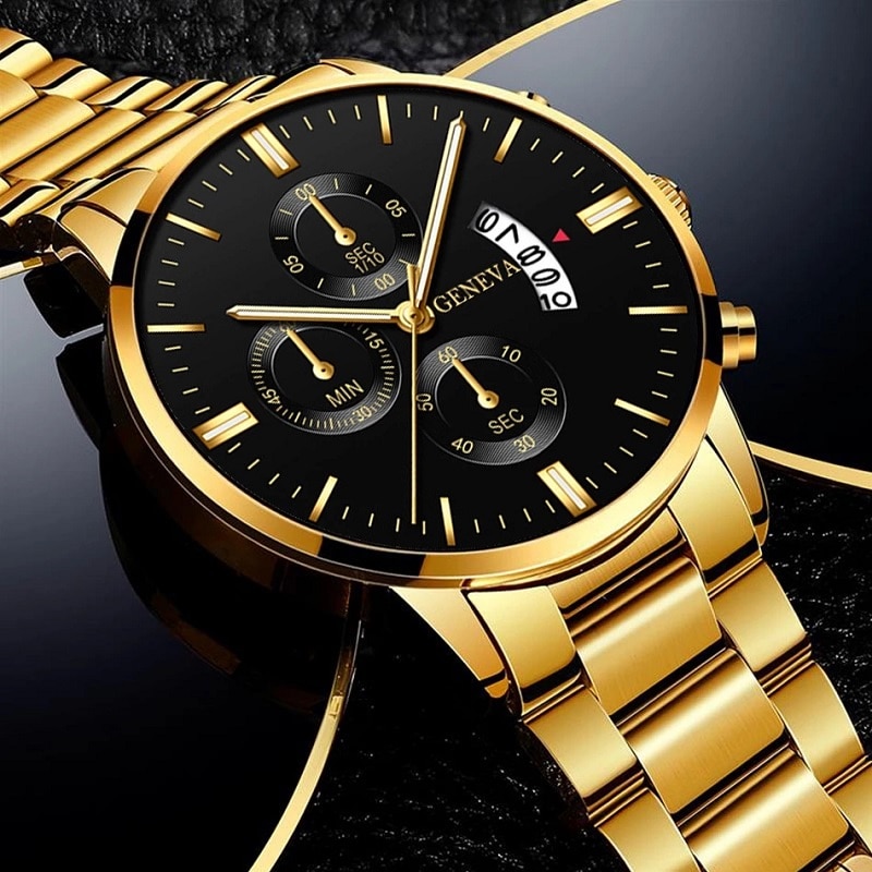 2023 moda uomo oro orologio in - Men Accessories For Wrist recensione e prezzo