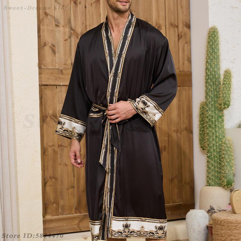 Pigiama lungo da uomo in stile - Men'S Kimono Accessories recensione e prezzo
