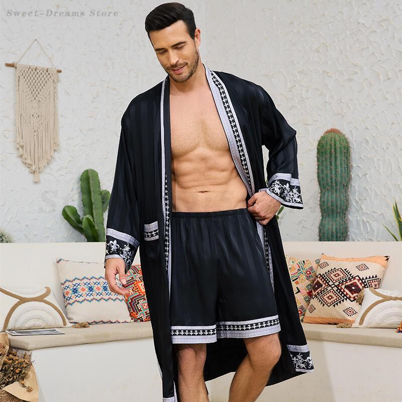 Pigiama lungo da uomo in stile - Men'S Kimono Accessories recensione e prezzo