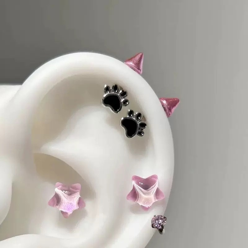 Orecchini a perno con zampa di - Men'S Accessories Jewelry Sale recensione e prezzo